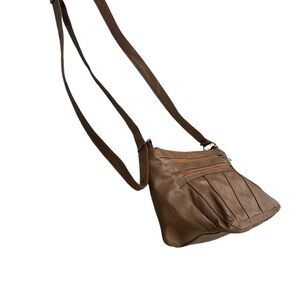 Brown Leather Crossbody Bag